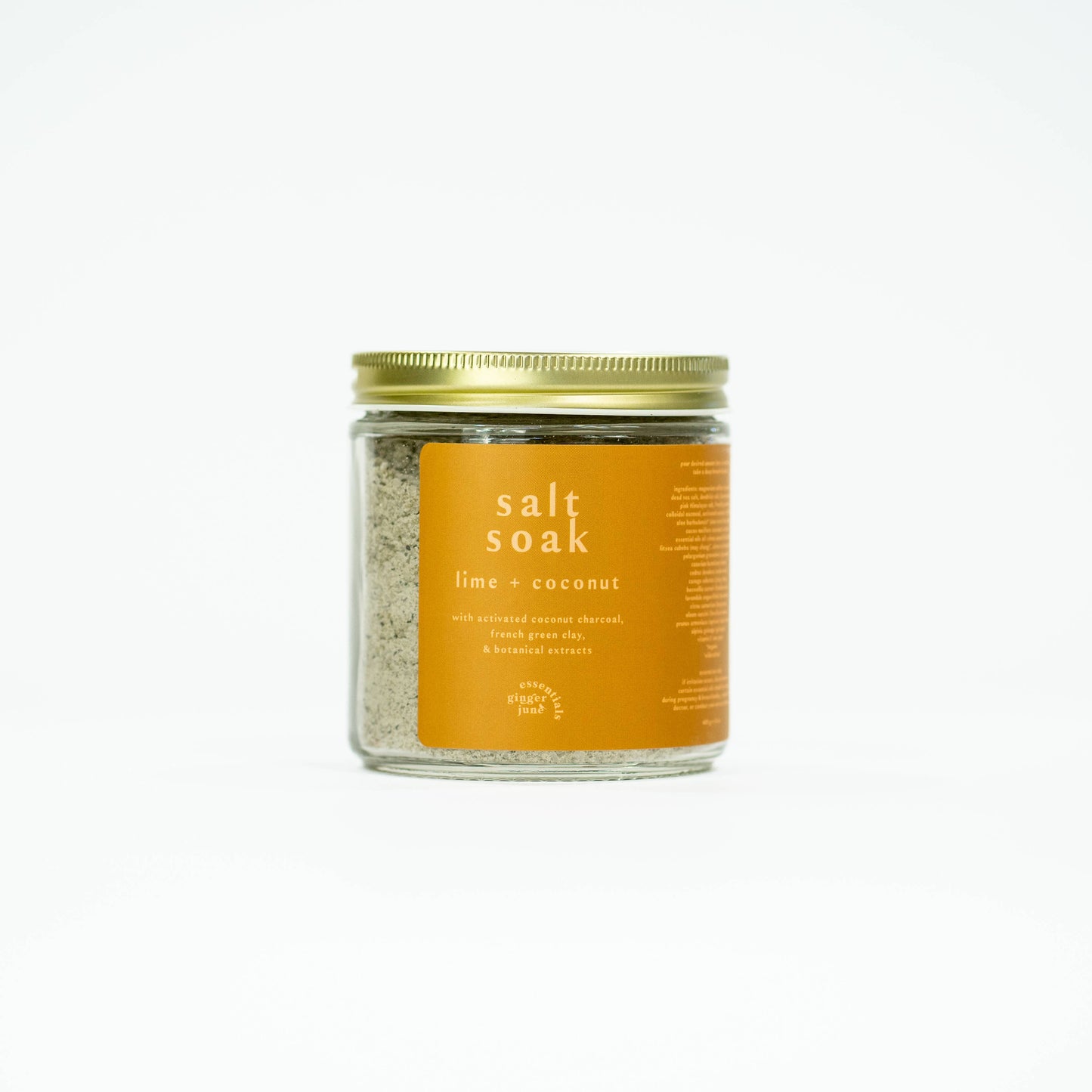 SALT SOAK • COCONUT LIME • 100% natural, nothing synthetic •