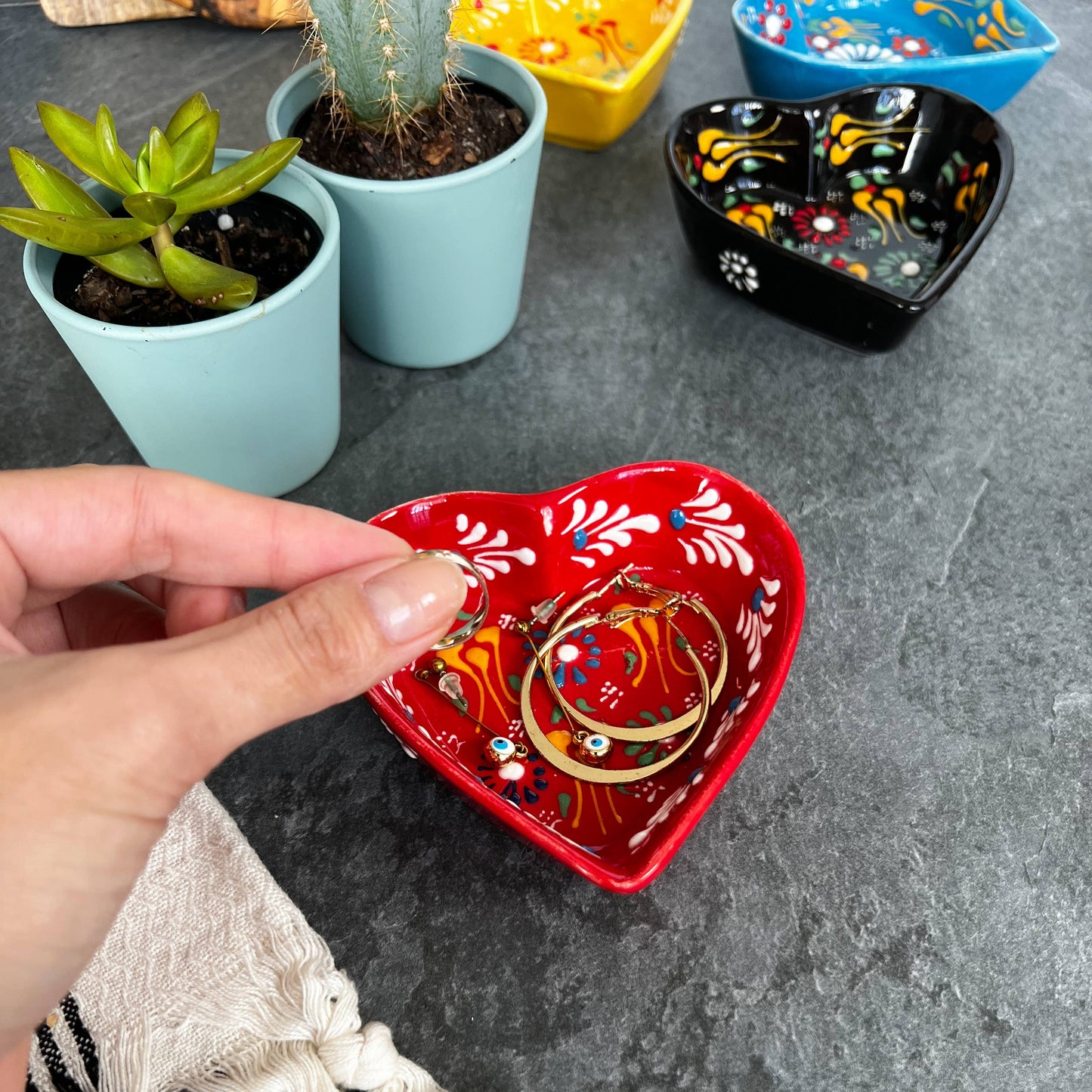 Handmade Ceramic Dish, Trinket Dish, Ring Dish, Cute Pottery