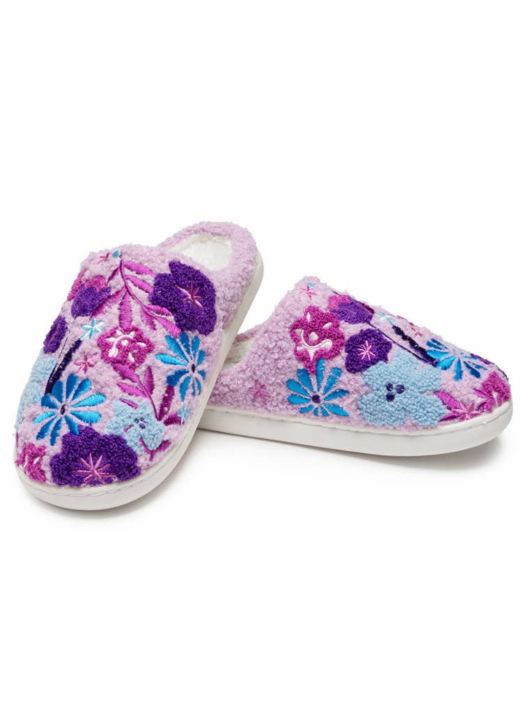 Purple Slippers - Blooming Flowers