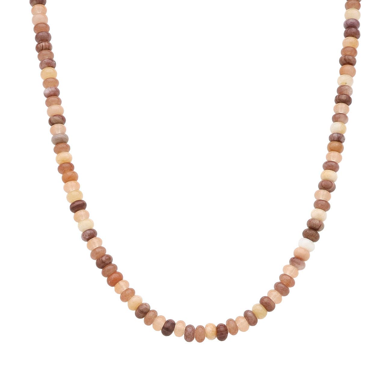 Dark Pink Multi Color Beaded "Candy" Beaded Necklace