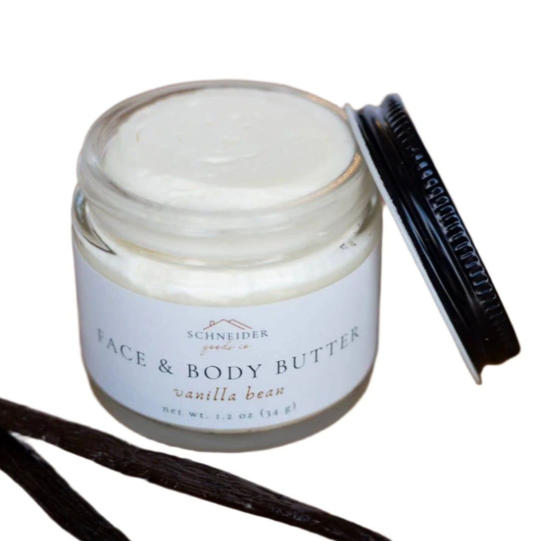 Vanilla Bean Tallow Face & Body Butter: Small (2 oz volume) *Preorder*