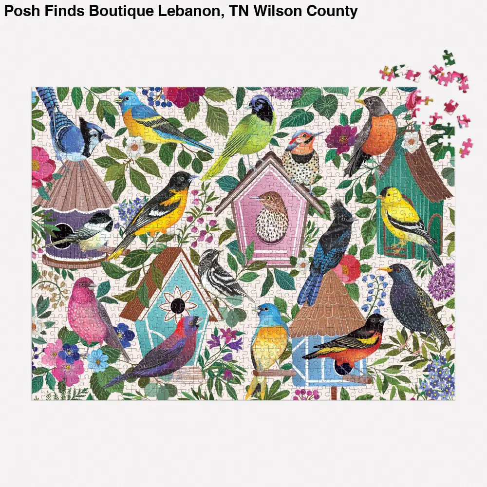 Birdhouse Lane 1000 Piece Puzzle