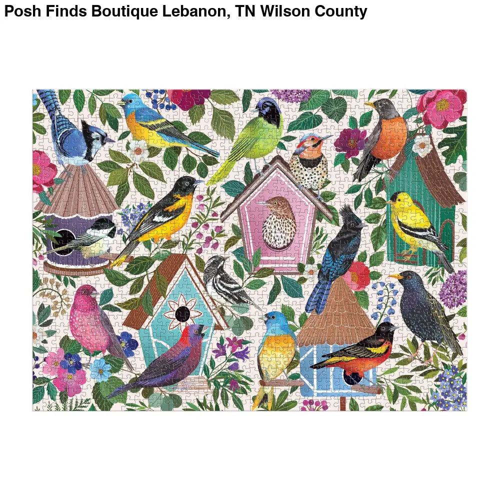 Birdhouse Lane 1000 Piece Puzzle