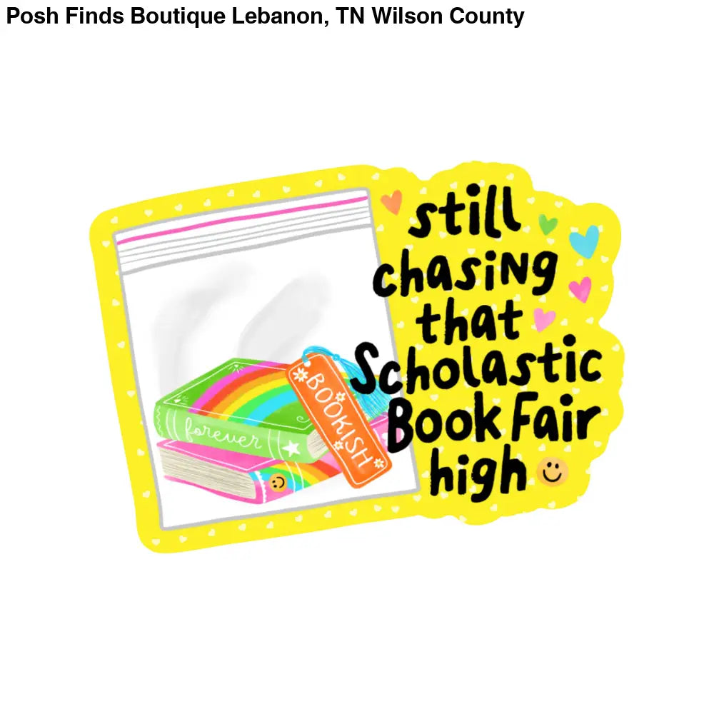 Book Read Funny Humor Lit Cute High Quality Vinyl Sticker - Posh Finds