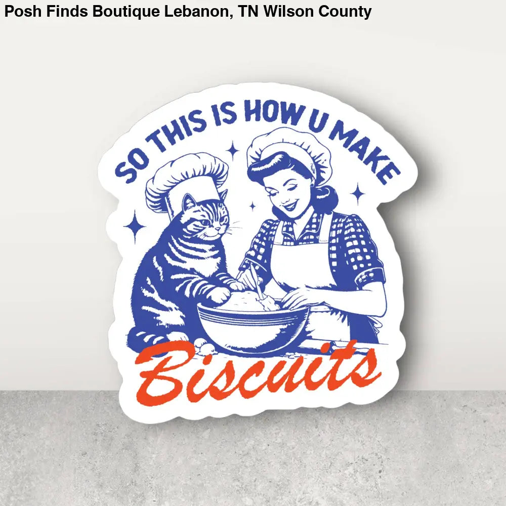 Cat Biscuits Sticker