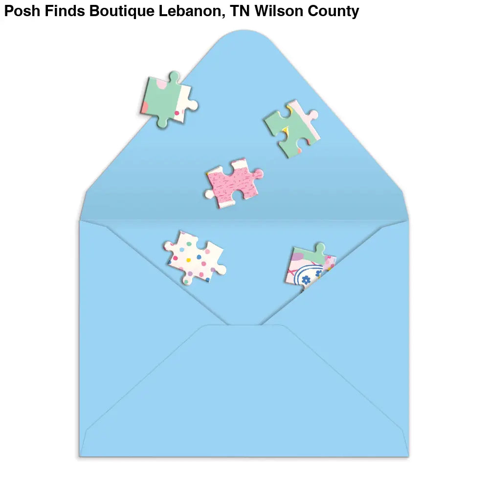 Confetti Birthday Cake Greeting Card Puzzle