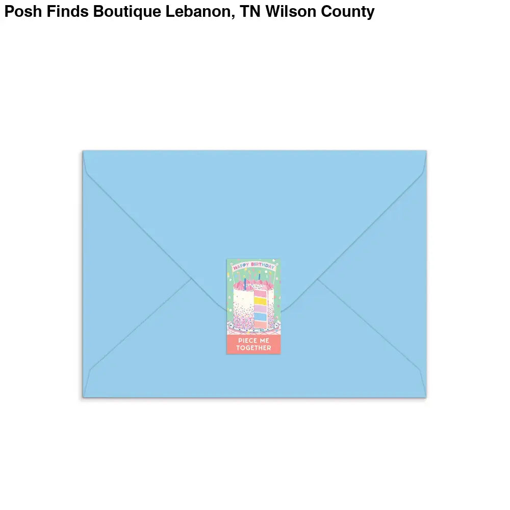 Confetti Birthday Cake Greeting Card Puzzle