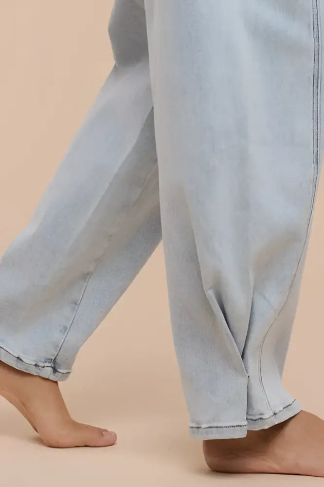 Convertible Wide to Barrel Jeans - Posh Finds
