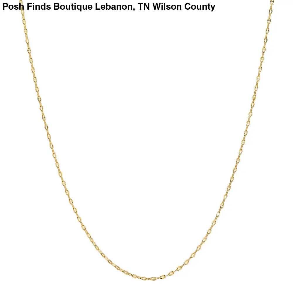 Dainty Cable Chain: Gold / 13-15" - Posh Finds