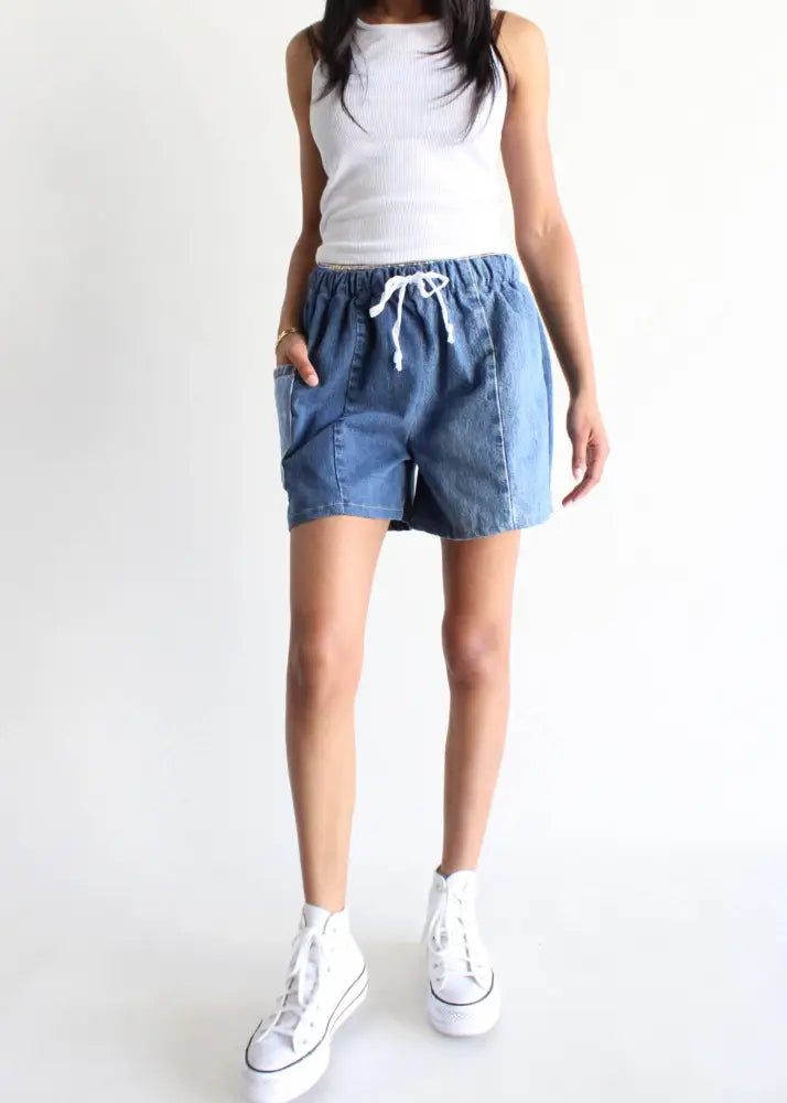 Denim Eco Short - Posh Finds