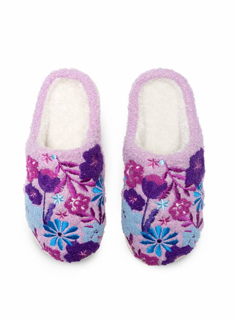 Purple Slippers - Blooming Flowers