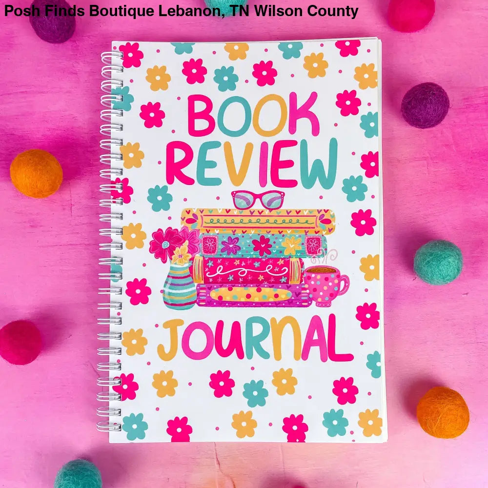 Floral Book Review Journal - Posh Finds