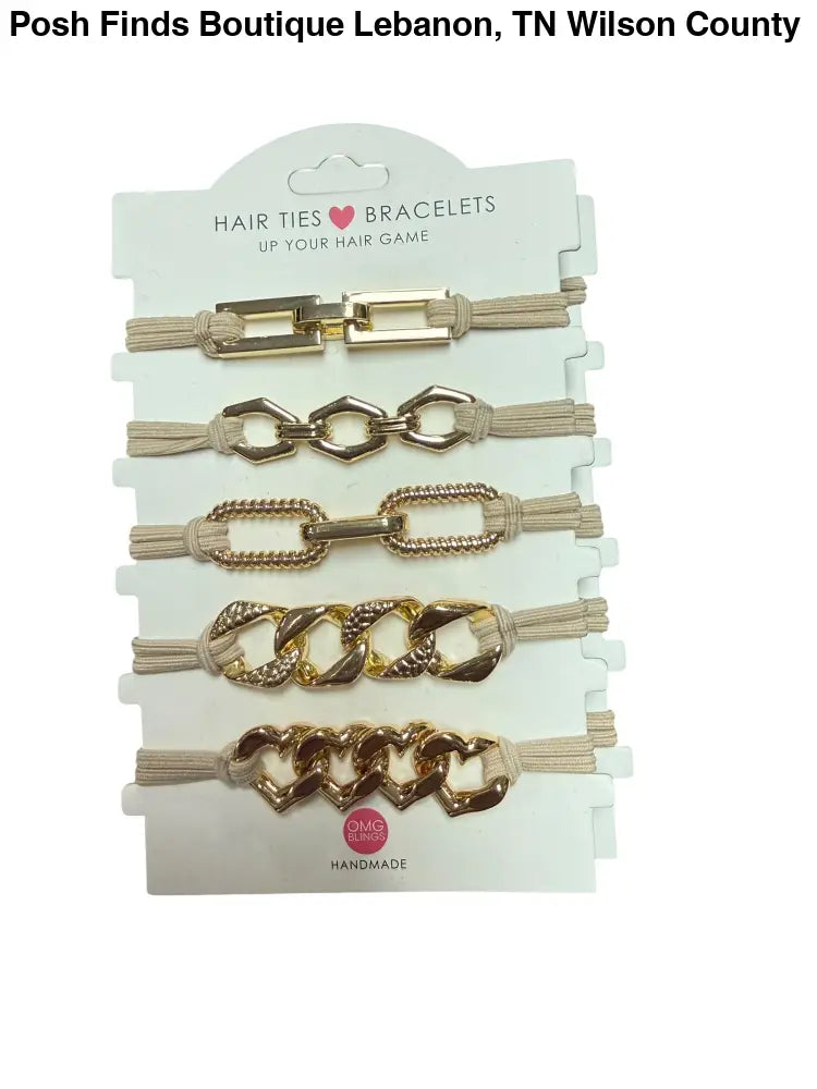 Hair Tie Bracelet Sets - Accessories