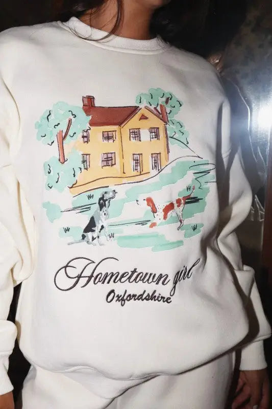 Hometown Girl Graphic Sweatshirt - Posh Finds