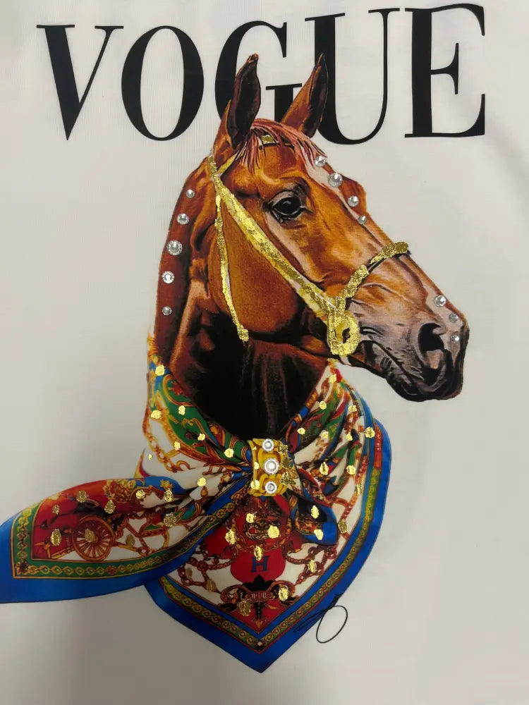 Horse Couture: Tan Tee - Posh Finds
