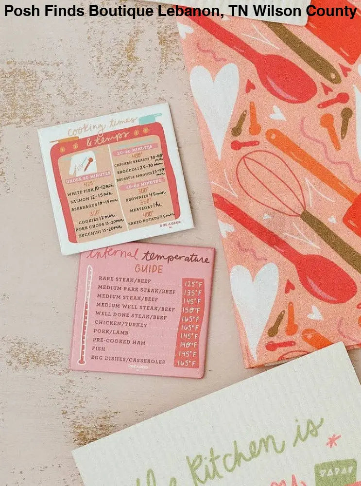 Internal Temperature Guide Magnet - Posh Finds