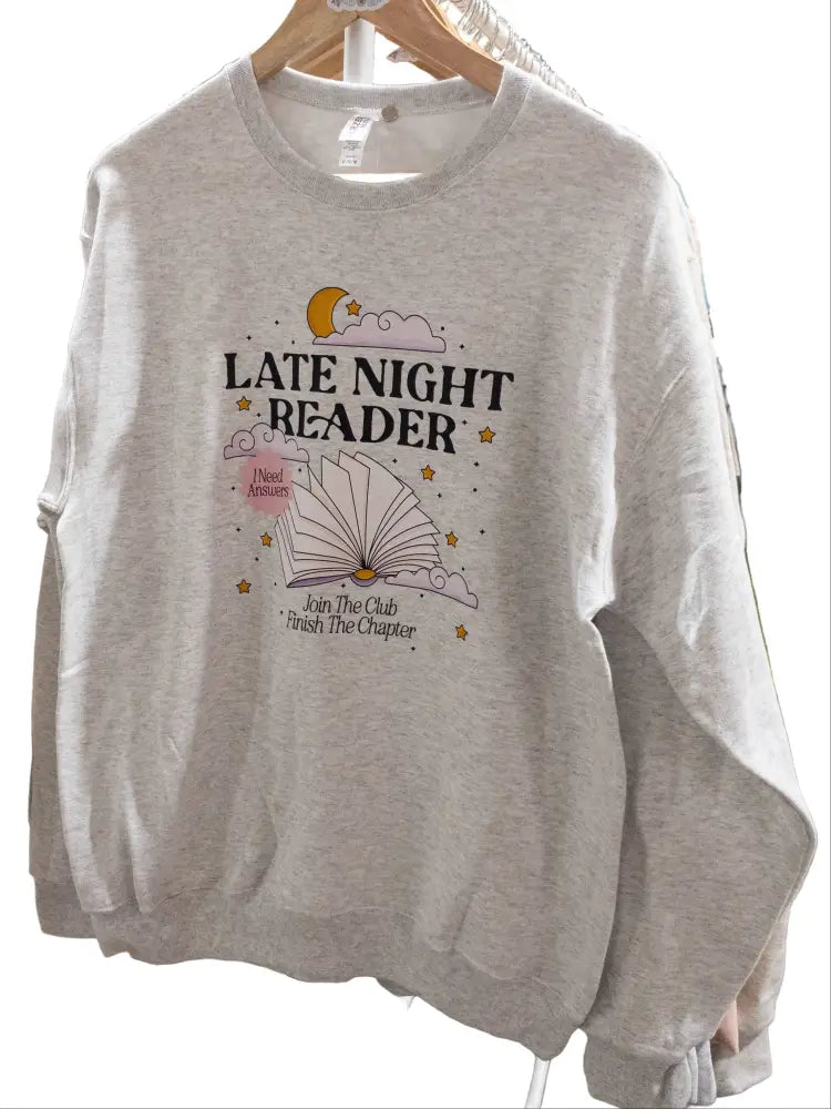 Late Night Reader Club Sweatshirt - Posh Finds