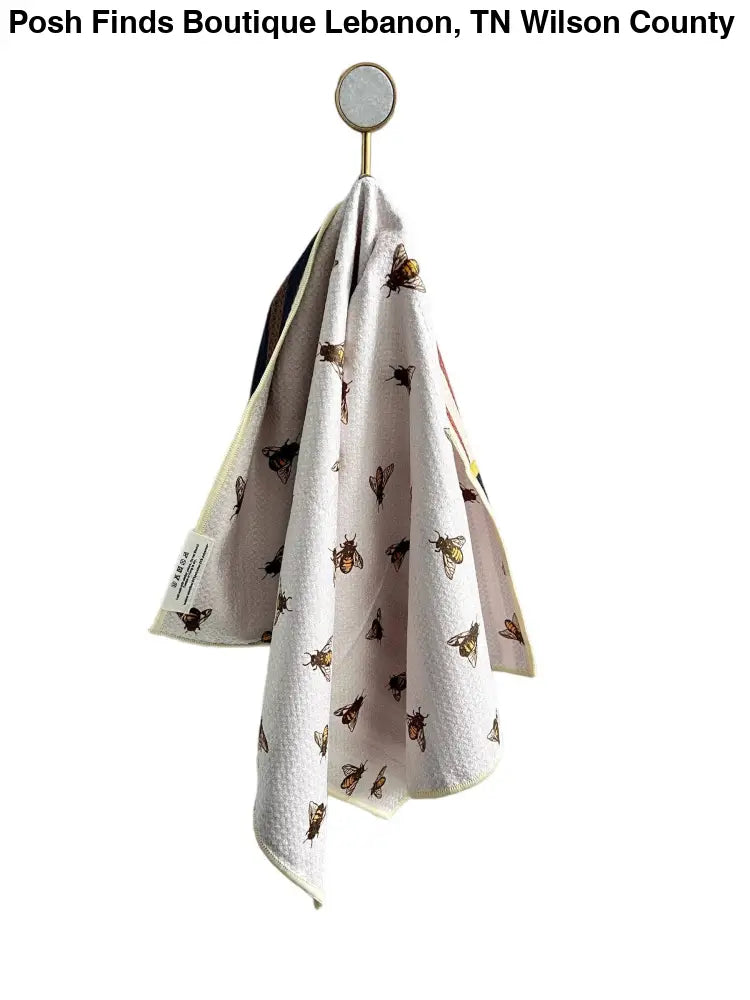 Milk and Honey: Reversible Hand Towel: Multi/Cream / Hand Towel - Posh Finds