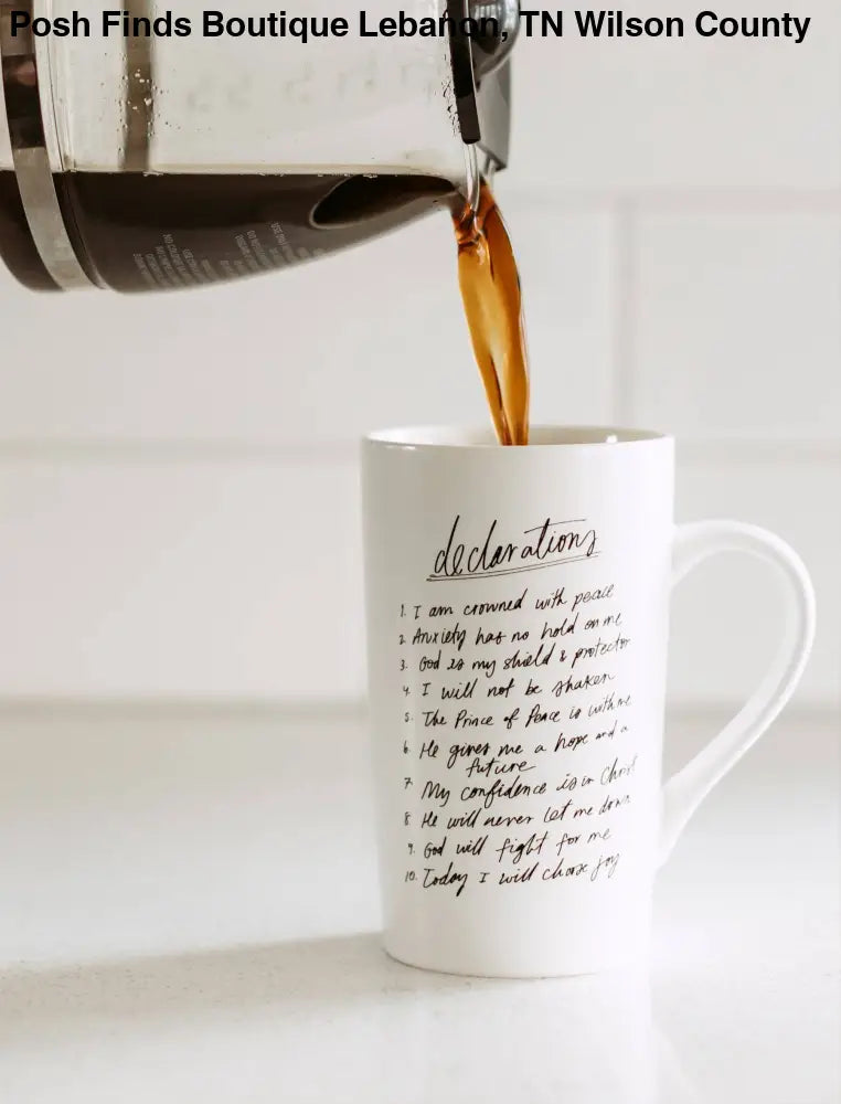 Mug: Declarations Christian 16oz. - Posh Finds