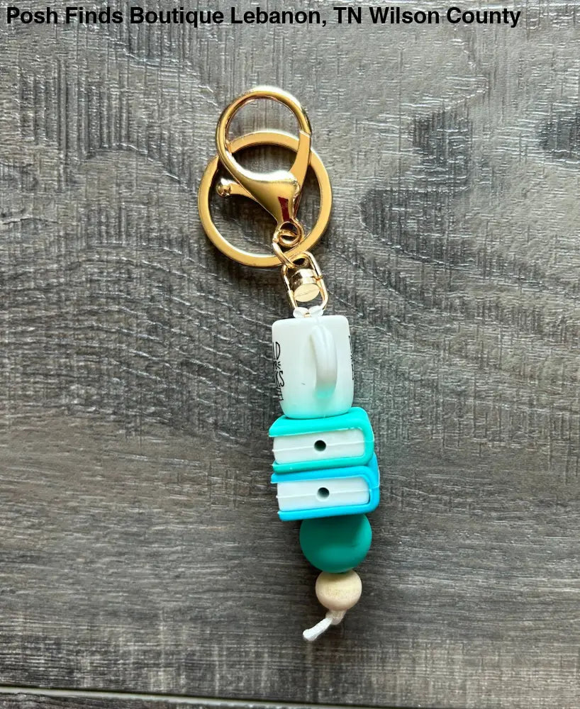 Reading Book Lovers Keychain or Bag Charm: Go Away I’m Reading - Keychain