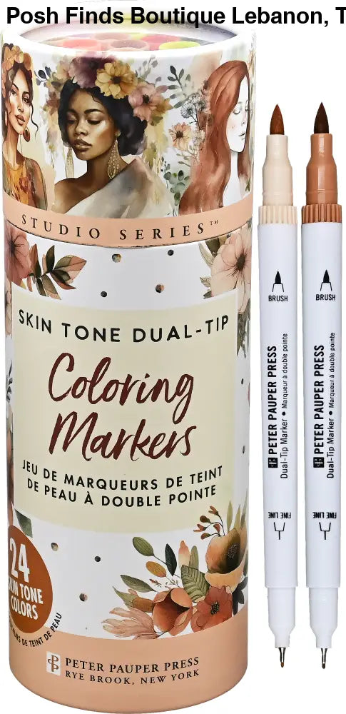 Studio Series Dual-Tip Skin Tone Markers (Set of 24) - Posh Finds