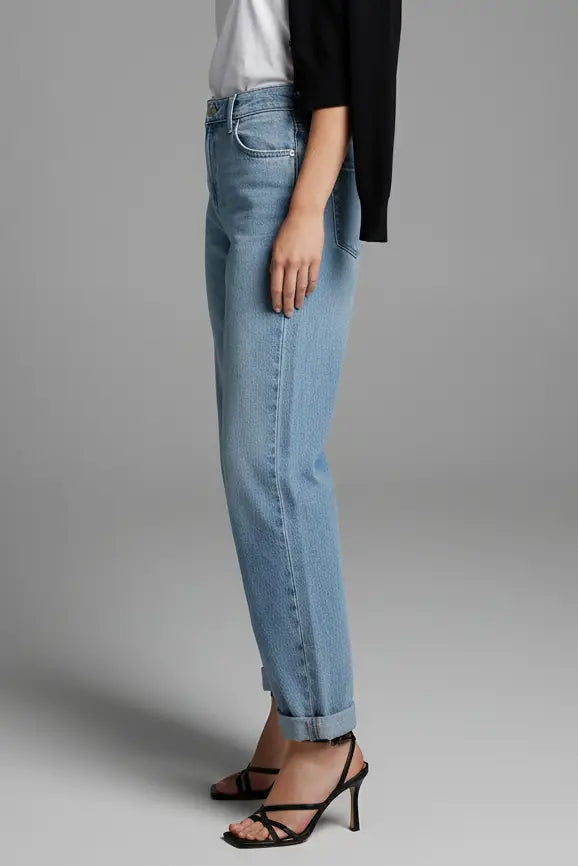 TAPERED MID RISE WIDE BAGGY JEANS: 5 (26) - Posh Finds