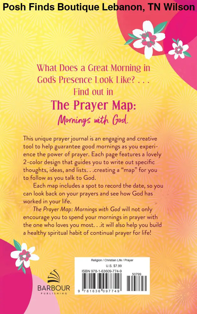 The Prayer Map: Mornings with God - Posh Finds