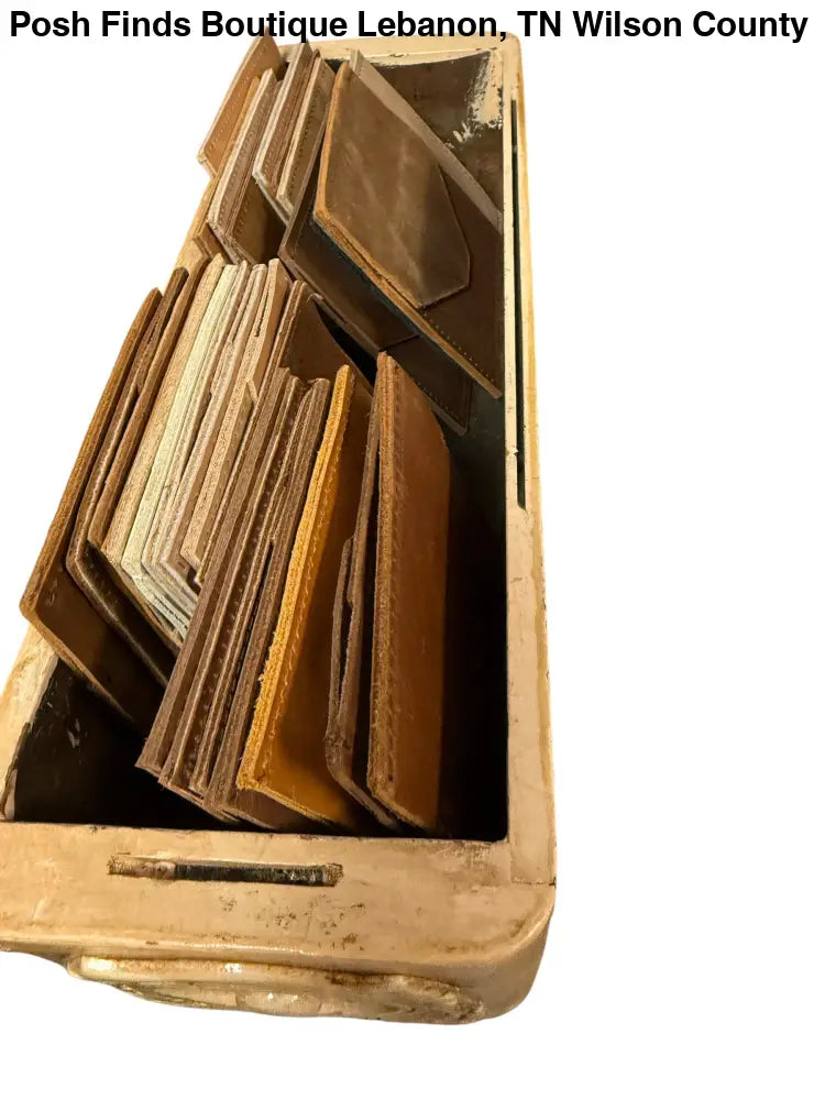 Upcycled Leather Card Holders Wallets - Wallet