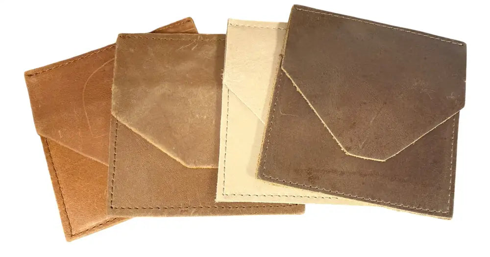 Upcycled Leather Card Holders Wallets - Wallet