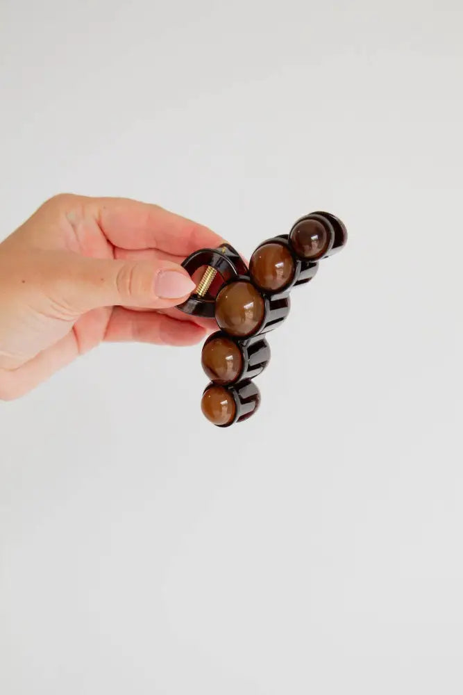 Walnut Claw Clip