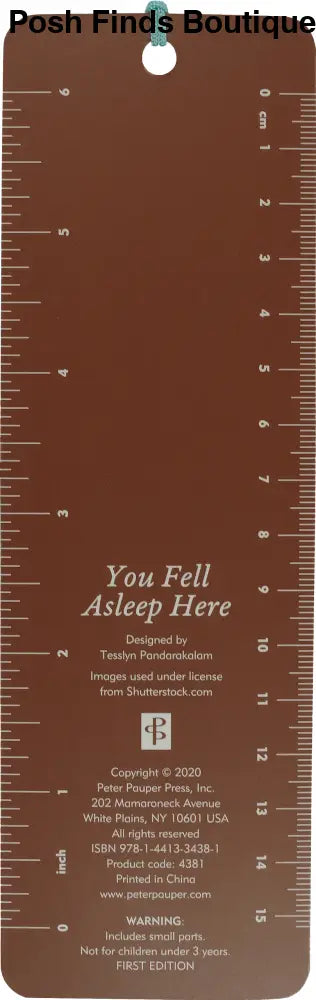 You Fell Asleep Here Beaded Bookmark - Posh Finds