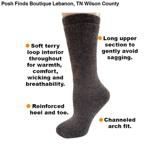 100% Alpaca American Traveler All Purpose Alpaca Socks: Small - Posh Finds