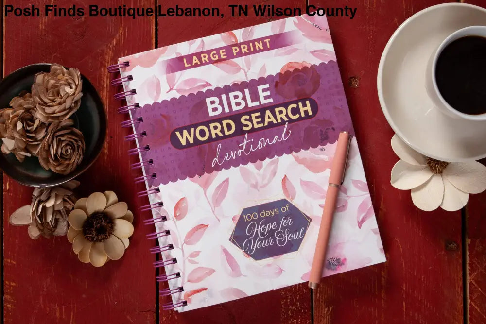 100 Days of Hope for Your Soul (Word Search Devotional) - Posh Finds