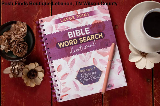 100 Days of Hope for Your Soul (Word Search Devotional) - Posh Finds