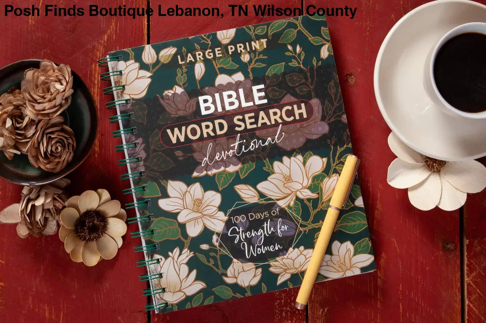 100 Days of Strength for Women (Word Search Devotional) - Posh Finds
