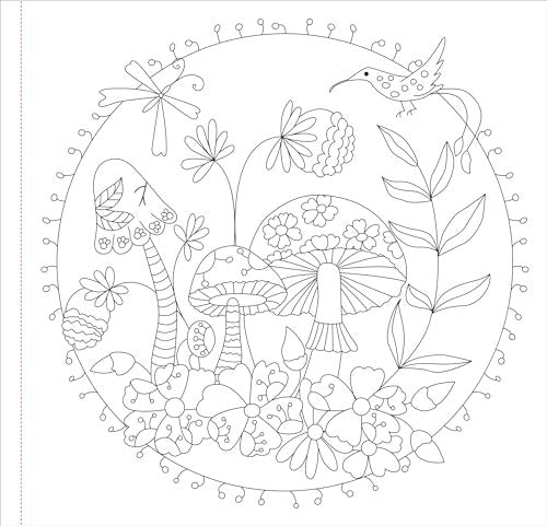 Peter Pauper Press Mushrooms Adult Coloring Book, Pack of 1