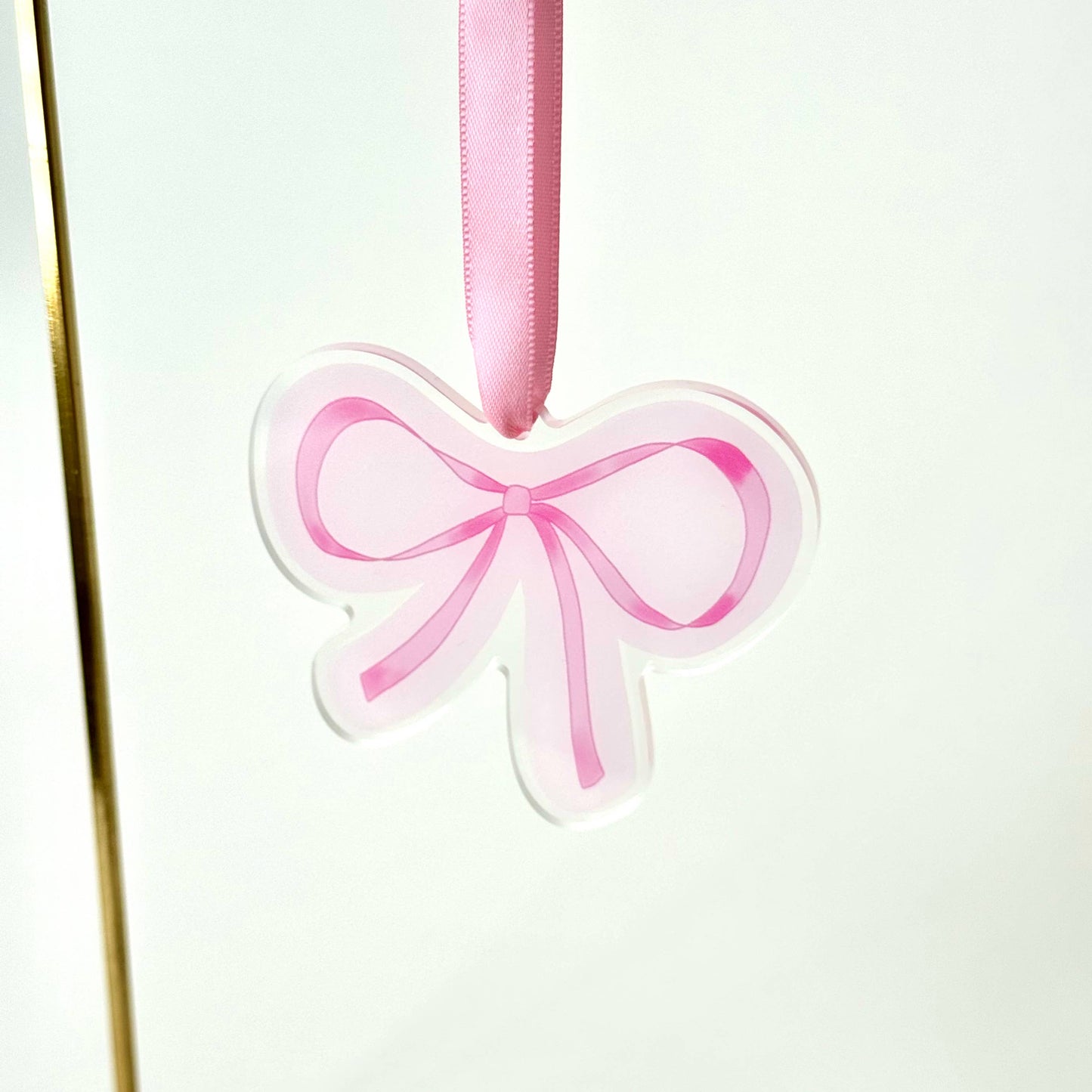 Pink Bow Ornament | Coquette