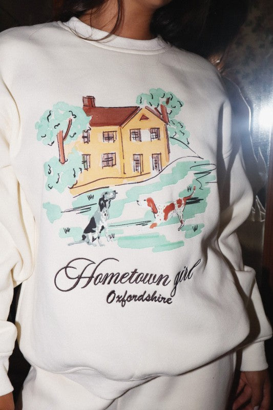 Hometown Girl Graphic Sweatshirt