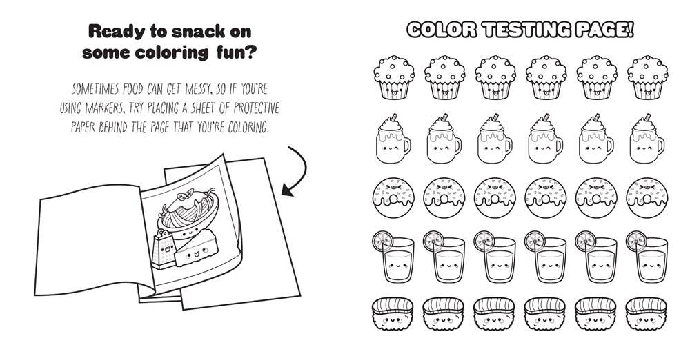 Cozy Coloring: Food & Snacks