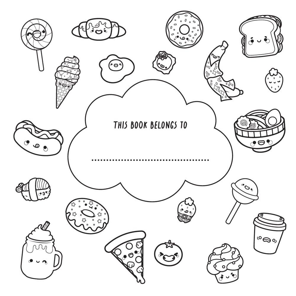 Cozy Coloring: Food & Snacks