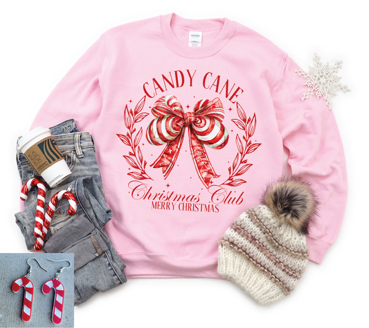 Candy Cane Christmas Sweatshirt