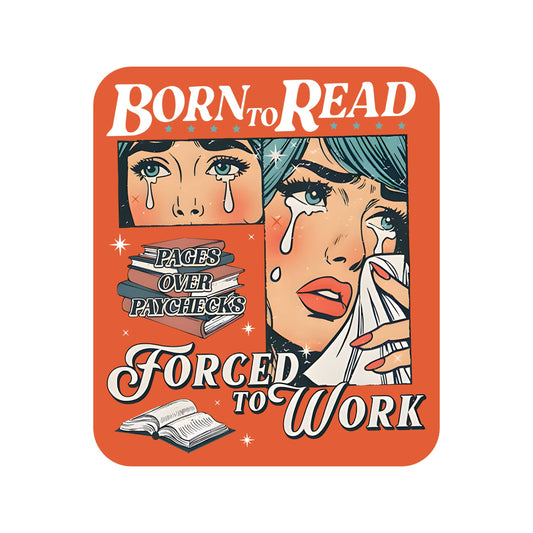 Book Read Funny Humor Lit Cute High Quality Vinyl Sticker - Posh Finds