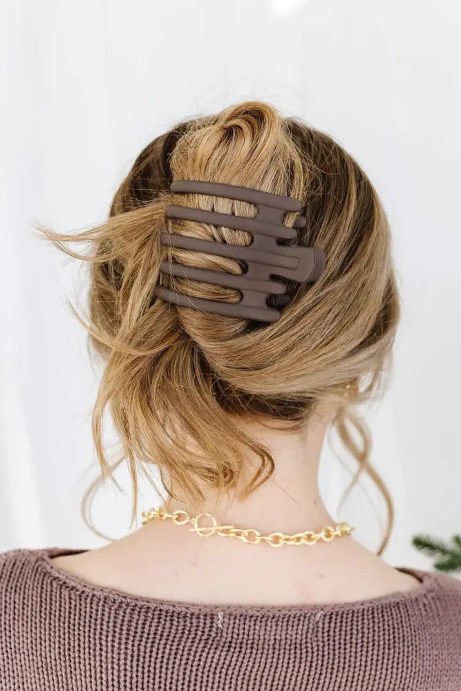 5 Prong Claw Clip - Multiple Colors: Amber