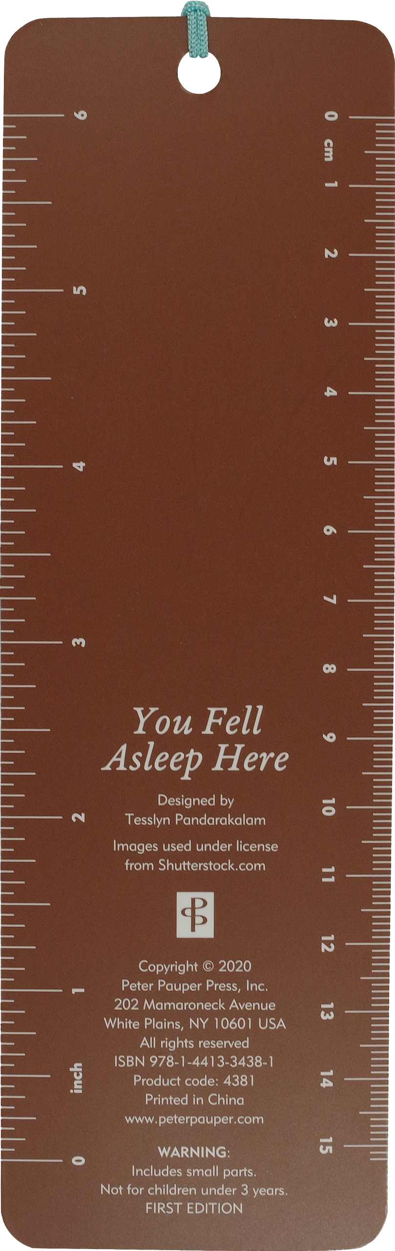 You Fell Asleep Here Beaded Bookmark