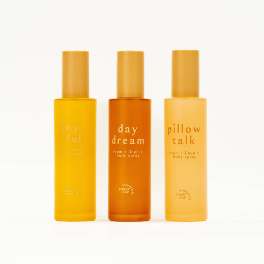 Room & everywhere spray • 3 essential blends • 100% natural,: Joyful