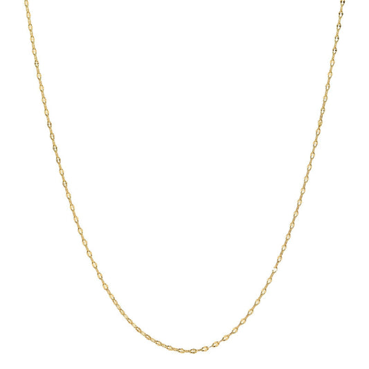 Dainty Faceted Cable Chain: Gold / 16-19" - Posh Finds
