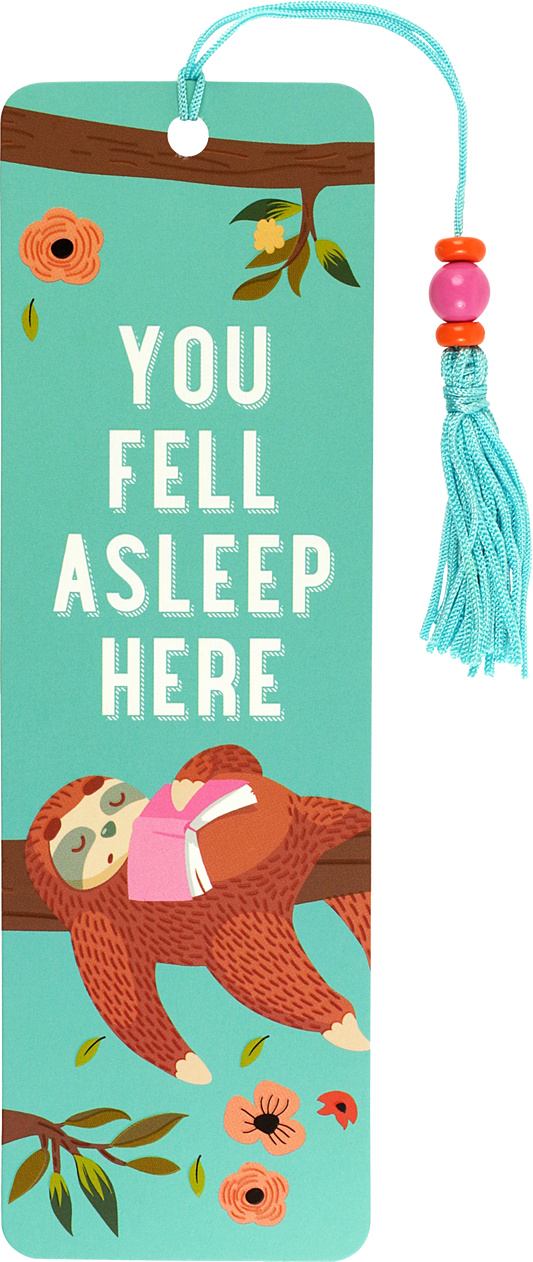 You Fell Asleep Here Beaded Bookmark