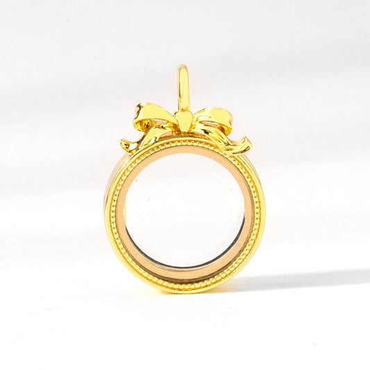 Bow Living Locket: Gold / Small - Posh Finds