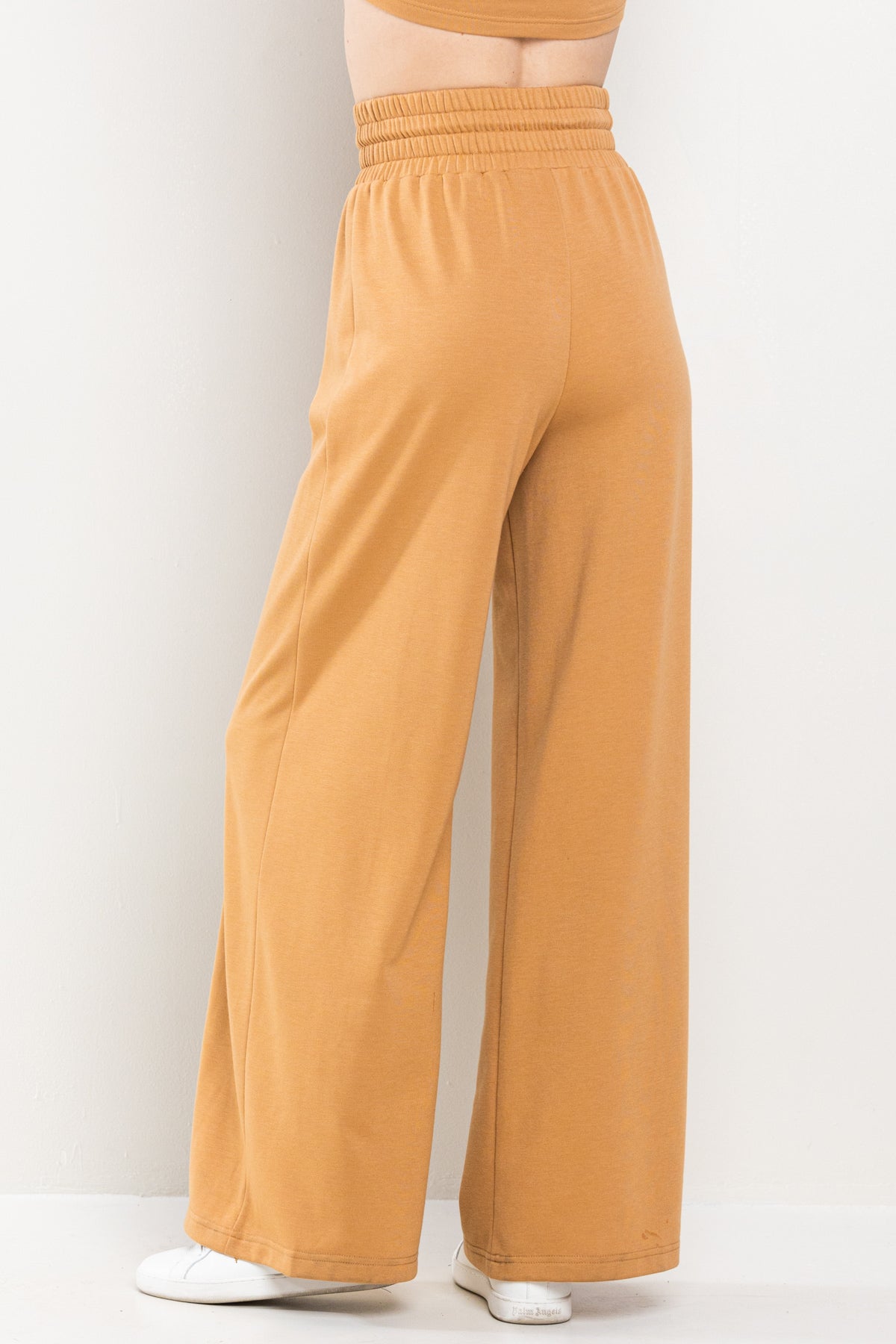 High Waist Lounge Pants in Heather Gray