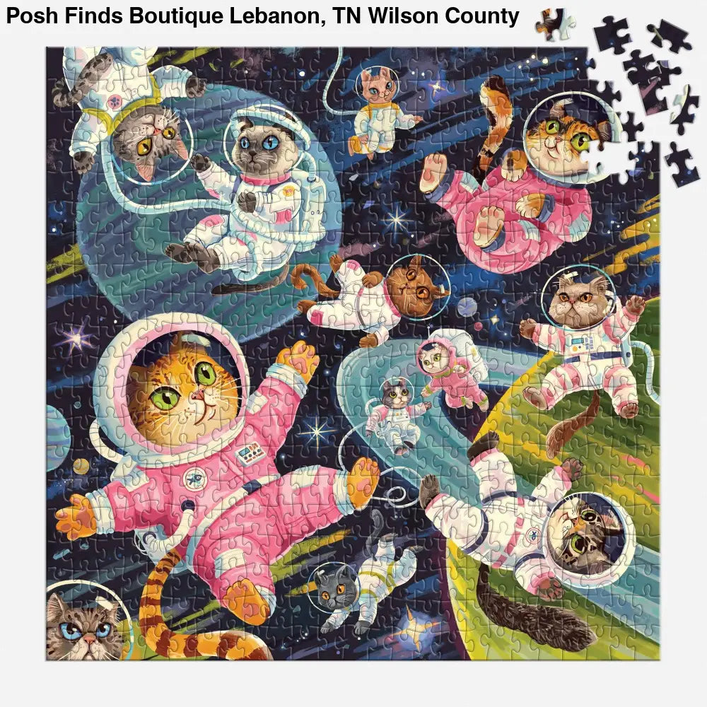 A Space Meowdyssey 500 Piece Puzzle